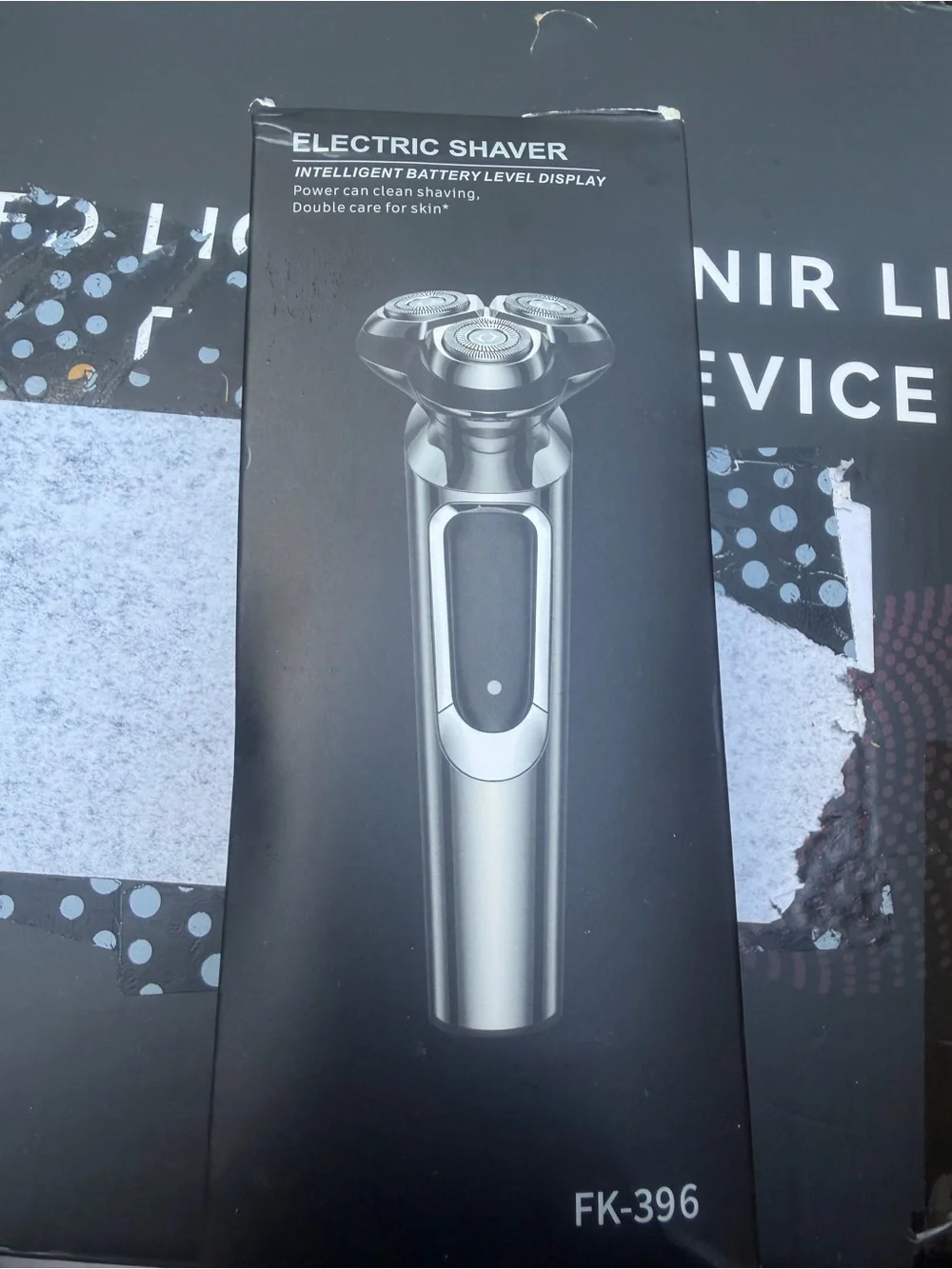 Electric Shaver FK-396 Cordless Rechargeable Shaver - Silver